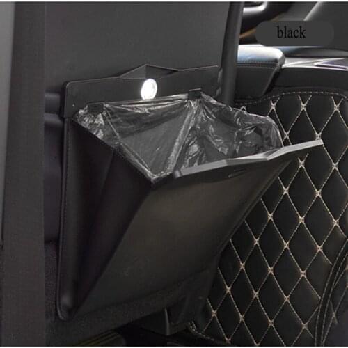 Car Seat Back Organizer PU Leather Garbage Storage Bag Car Organizer Accessories for Jaguar XF XJ XJS XK S-TYPE X-TYPE XJ8 XJL