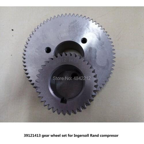 Free shipping original gear wheel set driven gear shaft 39121413 for MM110 Ingersoll Rand screw air compressor parts