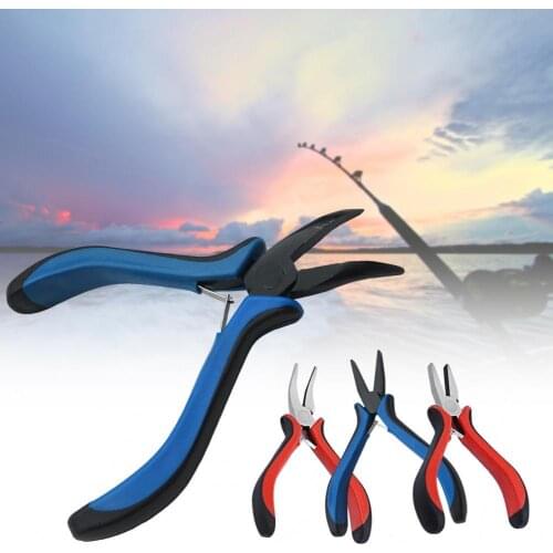 High-Carbon Steel Fishing Line Plier Cutting Tool Flat Tongs Clamp Clipper for Outdoors Fishing Line Hook Shears Tackle
