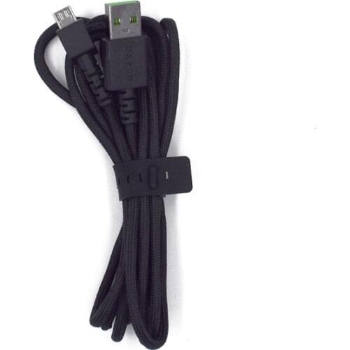 2m Mouse Lines Replacement Durable PVC USB Mouse Cable Compatible with Razer Viper Ultimate Game Gaming Mouse Black