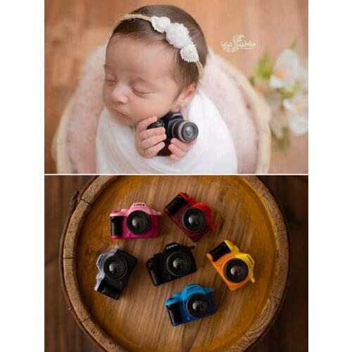 Newborn Photography Props Studio Shooting Photo Prop Accessories Baby Mini Camera SLR Cameras for Bebe Fotografia Picture DIY