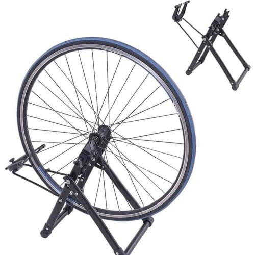 Folding Bike Display Wheel Holder Rack Truing Stand 16" To 29" Mountain Road Bicycle Repair Tool Accessories For Maintenance