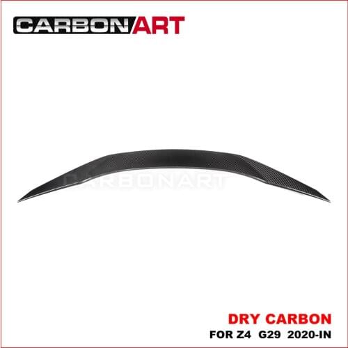 Dry carvob fiber rear spoiler for Z4 Dry Carbon Autoclave CF Rear Trunk Spoiler Car Wing for bm w G29 Z4 2 Door Roadster 2020-IN