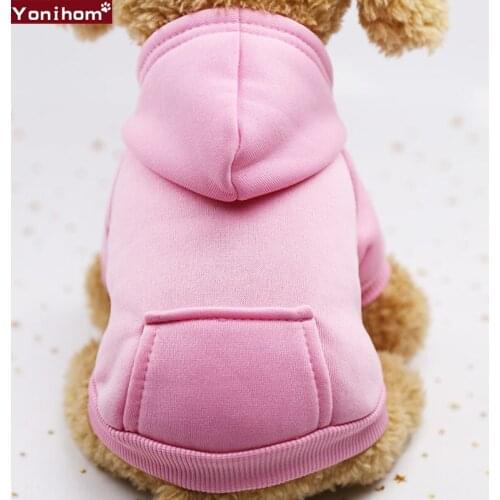 Dog Hoodie Puppy Clothes Clothing for Dogs Chihuahua Winter Warm Sweatshirt Dog Hoodies Soft Fleece Small Puppy Clothes Free Dog