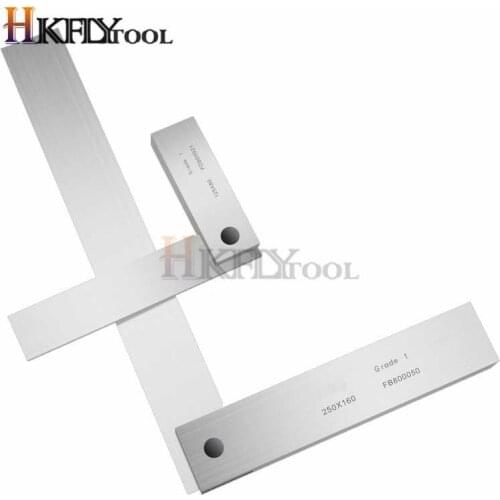 High carbon steel Angle Ruler Gauge 1 Grade Wide Base Angle Ruler 90 Degrees Square Tool Measurement Tool