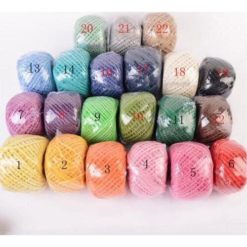 1pcs 50M Natural Burlap Hessian Jute Twine Cord Hemp Rope Party Wedding Gift Wrapping Cords Thread DIY Scrapbooking Craft Decor