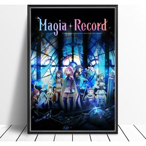 Magia record Anime Poster TV Series Canvas Print Wall Painting Decoration Gift Customize