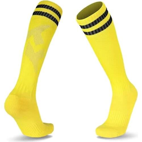 High quality Adult Professional Soccer Socks Football Club Breathable Knee High Training Long Stockings Unisex Sports Socks