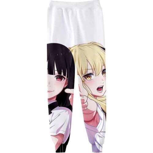 Japan Anime Cosplay Kakegurui 3d Joggers Pants Men/women Casual Trousers Sweatpants Jabami Yumeko Cosplay Pants Costumes
