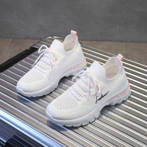 Womens Shoes Sports Shoes Net Shoes Breathable Net Shoes Casual Lightweight Soft Sole Running Shoes Summer 2021