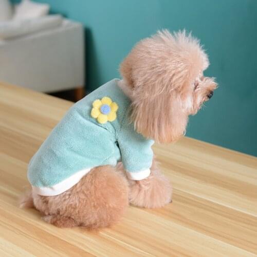 Winter Pet Clothes Pet Dog JumpSuit Pajamas Soft Tracksuit Cat Puppy Pants T-Shirt or Puppy Coat Chihuahua Clothes Pet Supplies