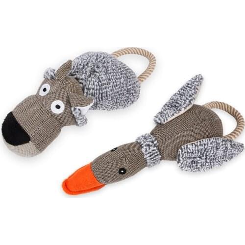 1Pcs Dog Cat Pet Chew Toys PP Cotton Durability Vocalization Dolls Bite Toys for Dog Accessories Pet Dog Products Fashion Cute