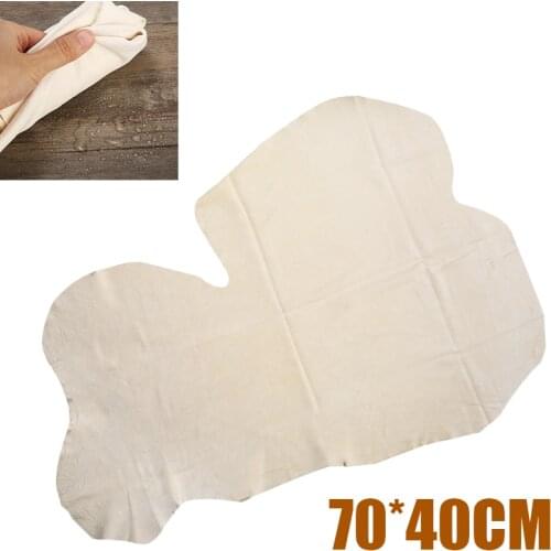 For Auto Window Washing 1PC Chamois Leather Car Cleaning Absorbent Cloth Towel Irregular Shape 70*40cm