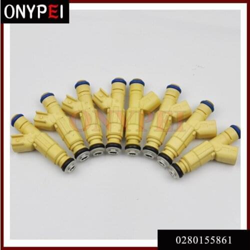 8pcs/lot 0280155861 GY01-13-250 XS2E-A5B Renovation Fuel Injector For MAZDA&MERCURY MPV 2000~2001 / COUGAR 2002 2.5L V6