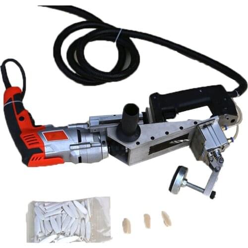 Woodworking Portable Inclined Hole Drill Panel Furniture Drilling Machine Pneumatic Three-In-One Inclined Hole Drill Opener Tool