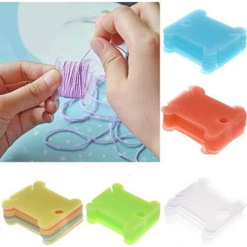 New Year Embroidery Floss Craft Thread Bobbin Cross Stitch Storage Holder Sewing Thread Board Card Craft Kit Sewing Accessories