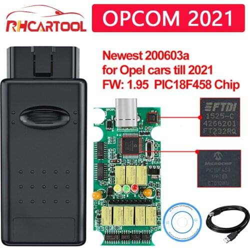 OPCOM2021 V1.99 V1.7 OBD2 Diagnostic Scanner Tool Reset program ECM/BCM/IPC For Omege For Vectra For Opel 2021 Multi-langua