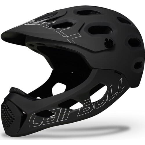 Mountain Cross-country Bicycle Full Face Helmet Extremely Sports Safety Helmet for Riding &T8