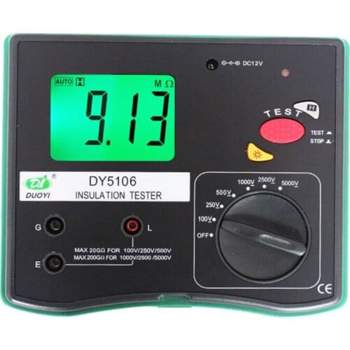 Tester Multi-functional Digital Insulation Resistance Tester Digital Display Ohmmeter Testing Machine DY5106