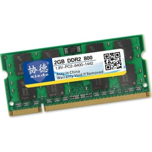 Xiede Laptop Memory Ram DDR2 800 800MHz 667Mhz 533Mhz 2GB 1GB For Notebook SODIMM Memoria Compatible with DDR 2 2GB SO-DIMM