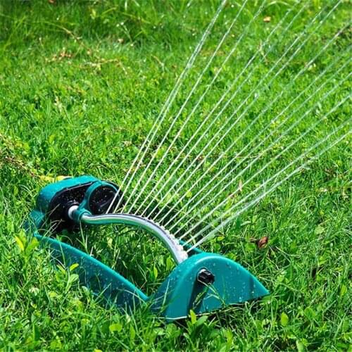 Sprinkler Automatic Swing Cooling Sprayer Dust-proof 15 holes Sprinkle Tool for Garden Bridge Park Lawn New Arrivals