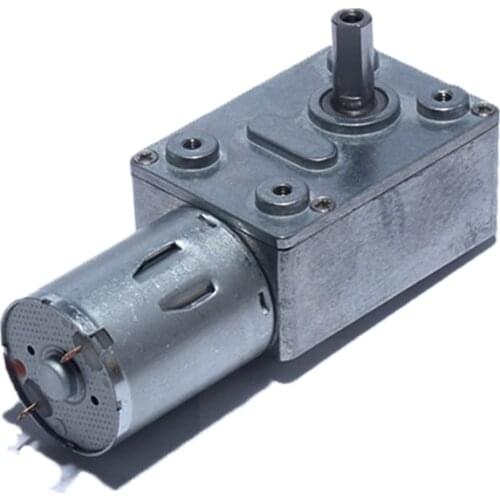 DC 24V Reduction Motor, High Torque Turbo JGY-370 Worm Geared Motor for Range Hood Nesting Machine Smart Equipment
