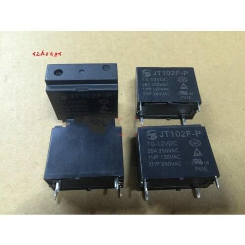 Relay jt102f-p tg-12vdc jt102f-p tg-24vdc 25A 4-pin G4A hf102f-p