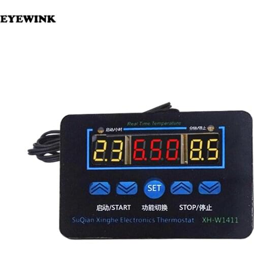 AC 110V 220 Thermostat LED Digital Temperature Controller XH-W1411 Switch Thermometer Smart Temperature Regulator DC 12V