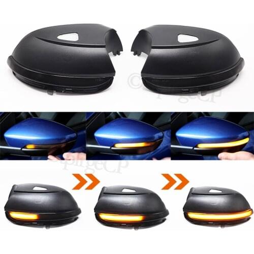 LED Side Wing Rearview Mirror Indicator Blinker Repeater Dynamic Turn Signal Light For VW Passat B7 CC Scirocco Jetta MK6 EOS
