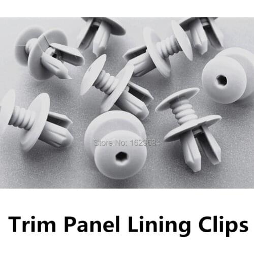 20x Light Grey TRANSPORTER MULTIVAN INTERIOR DOOR CARD MOULDING SCREW CLIPS For VW T4 T5