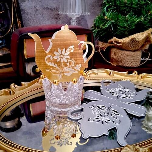 Panalisacraft 3D Teapot Box Metal Cutting Dies Stencils for DIY Scrapbooking/photo album Decorative Embossing DIY Paper Cards