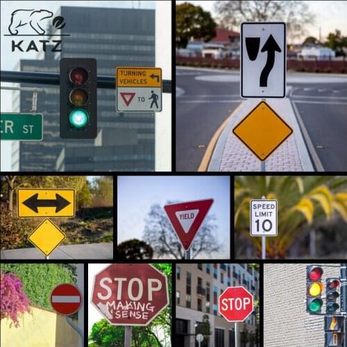 Diamond Painting Traffic Sign Picture Embroidery Cross Gift Road Diamond Mosaic Painting Landscape Diy Cross Stitch Home Decor