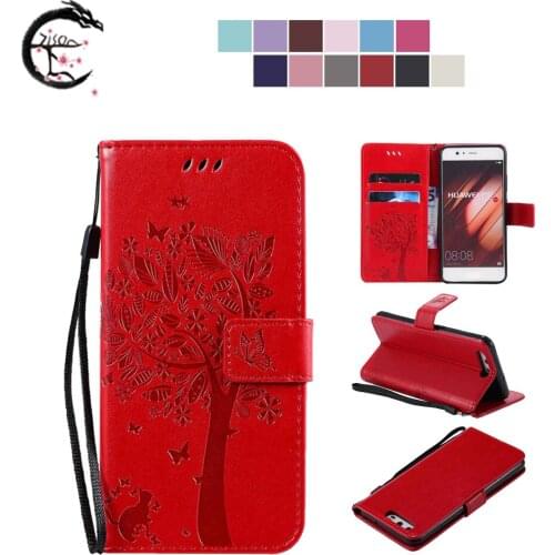 Flip Case For Huawei P10 Case P10 Lite Nova lite Phone Cover P10 Plus PU Leather Cases Wallet Shell Card Slots Holder Casing