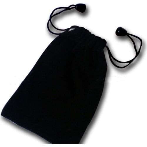 Black Velvet Gift Bag Rings Necklace Earrings Stud Bracelets Bangle Jewelry Drawstring Packaging Wedding Party Favours Holder