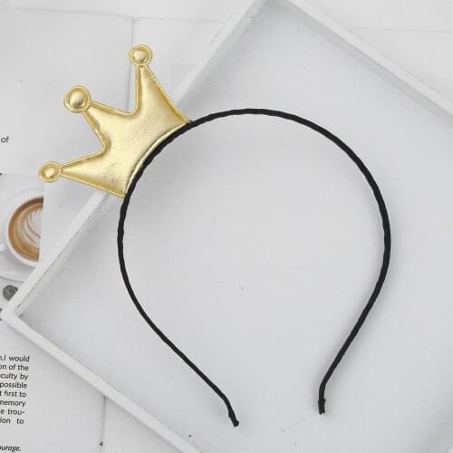 Kid Girl Shiny Princess Tiara Headband Birthday Gift Photo Hair Decor Prop Masquerade Carnival New Year Hair Hoop Party Headwear