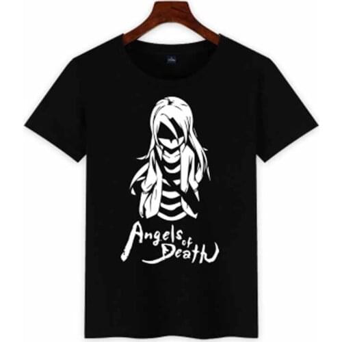 New Angels of Death Ray T-shirt Cosplay Anime Game T-shirt Summer Cotton Short Sleeve Tees