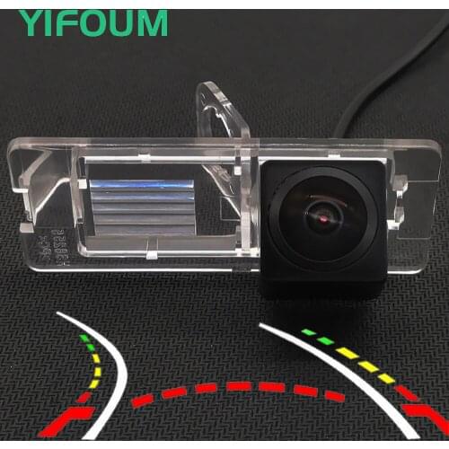 AHD Fisheye Starlight Dynamic Trajectory Car Rear View Camera For Renault Fluence Espace Laguna Megane Dacia Logan Symbol Clio 4