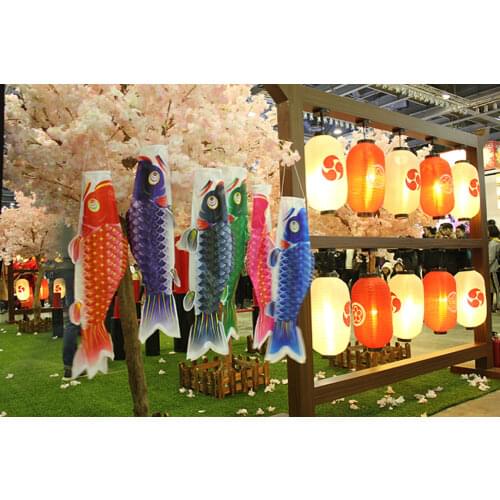 Carp fish flag carp carousingly koinobori 40cm -1.5m 1 set (5 colors+ Tassel)