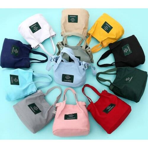 Korean Canvas Shoulder Bag Zipper Luxury Women Bags Designer Women Messenger Bag Female Simple Handbag Letter Printing Tote