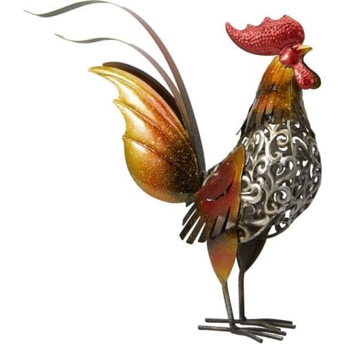 Handle Metal Iron Art Rooster Golden Rooster Names Home Decorations Rooster Fortune Gift Lucky Chicken decorations for home