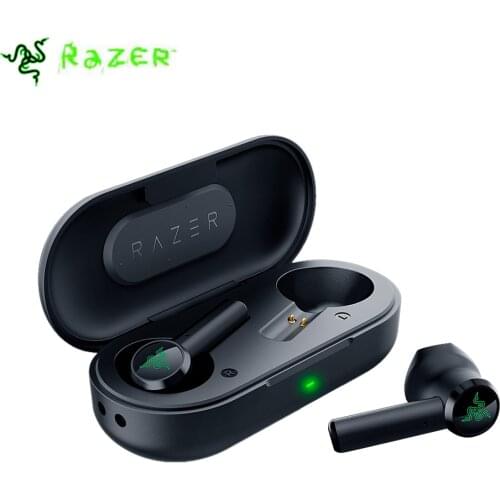 Razer Hammerhead True Wireless Half In-ear Wireless Bluetooth 5.0 Auto-Pairing Earphone Low Latency with 13mm Drivers Headphone