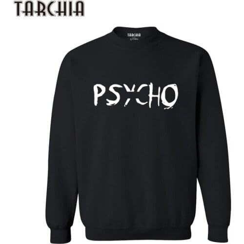 2021 TARCHIA New Men Psycho Sweatshirt Casual Hoody Sweatshirt Men Fashion Brand Hoodie Jacket Man Pullovers Sportswear Tops