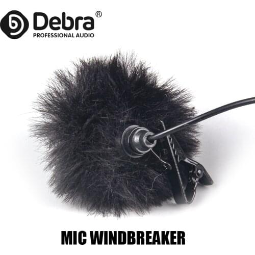 Debra Lapel Lavalier Microphone Artificial Fur Windshield For CM/DV Series