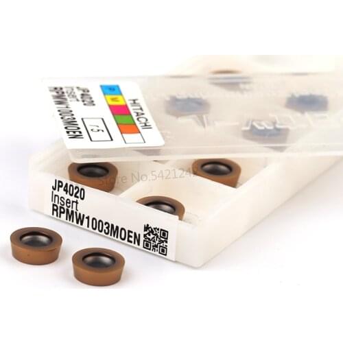 RPMW1003 MOEN JP4020 100% HITACHI Original carbide insert best quality 10pcs/lot lathe cutter tool free shipping