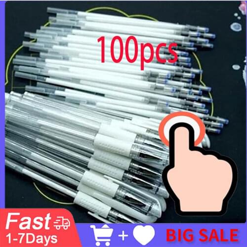 100pcs White Eyebrow Marker Pen Surgical Skin Marker White Tattoo Permanent Makeup Pen Microblading Eyebrow Pen Pmu Accessories