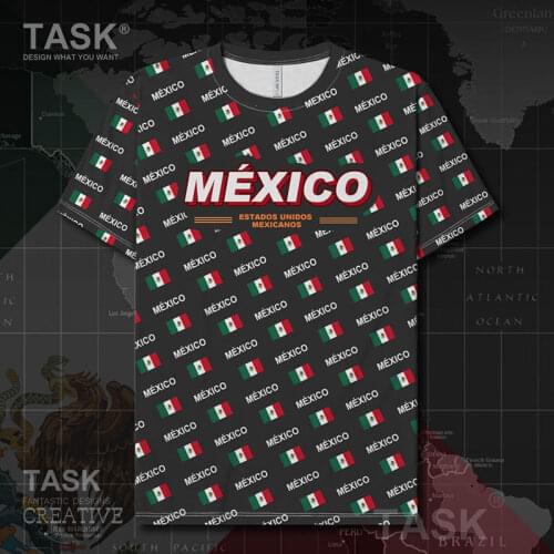 United Mexican States Mexico MEX Quick Dry t shirt new clothing Breathable Fitness Short-sleeved t-shirt gym clothes summer