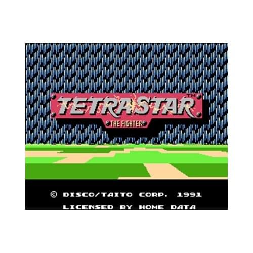 Tetrastar - The Fighter Region Free 60 Pin 8Bit Game Card For Subor Game Players