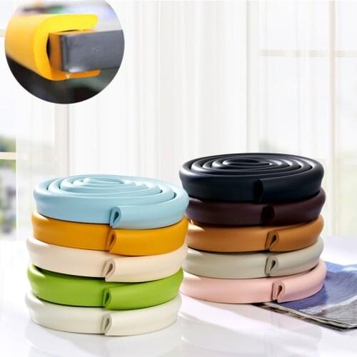 U Shaped Kids Edge Corner Guards Baby 2 Meters Crash Bar Baby Corner Protection Of Thickening Protective Equipment Free Tape