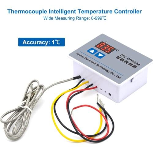 Intelligent Digital Microcomputer Temperature Controller Mini Thermostat with Water-resistant Probe for Freezer Fridge Hatching