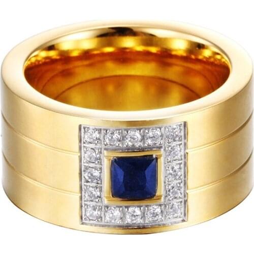 Western designer jewellery luxury gold coloren big large womens jewelry rings girls